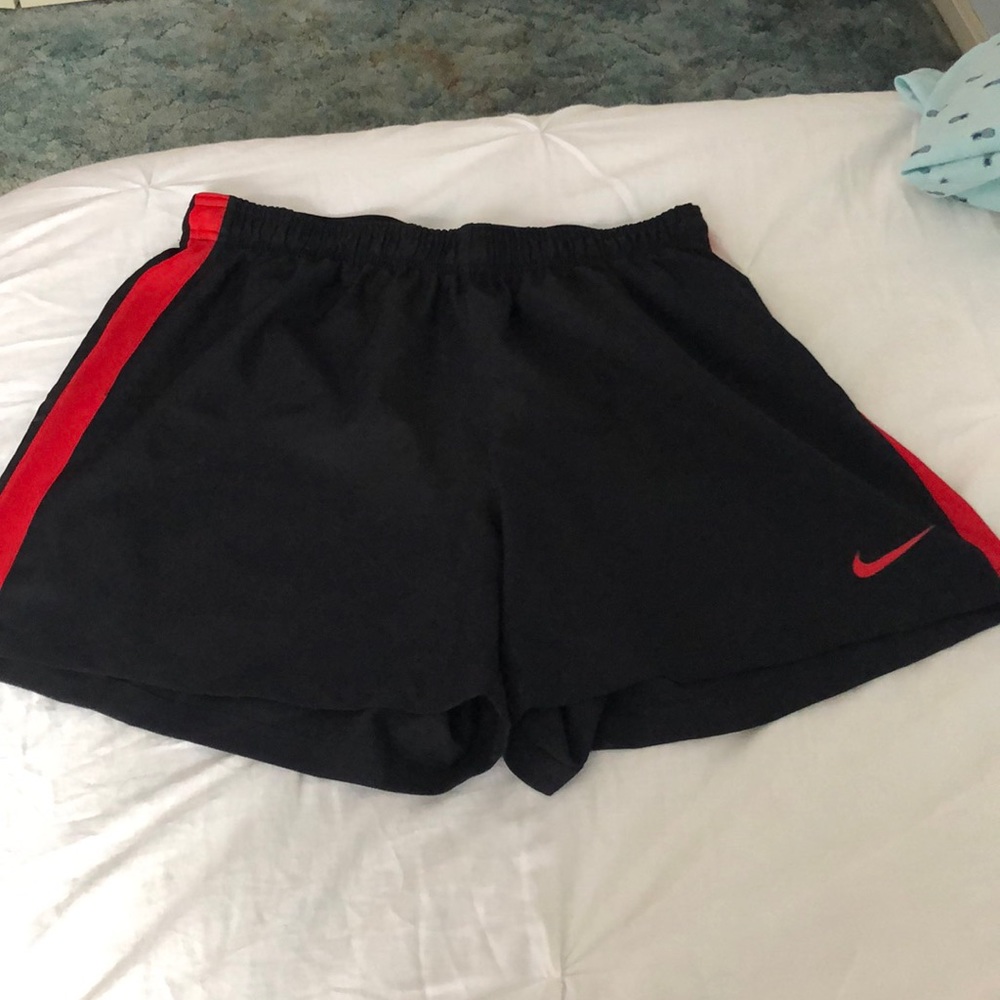 black nike shorts